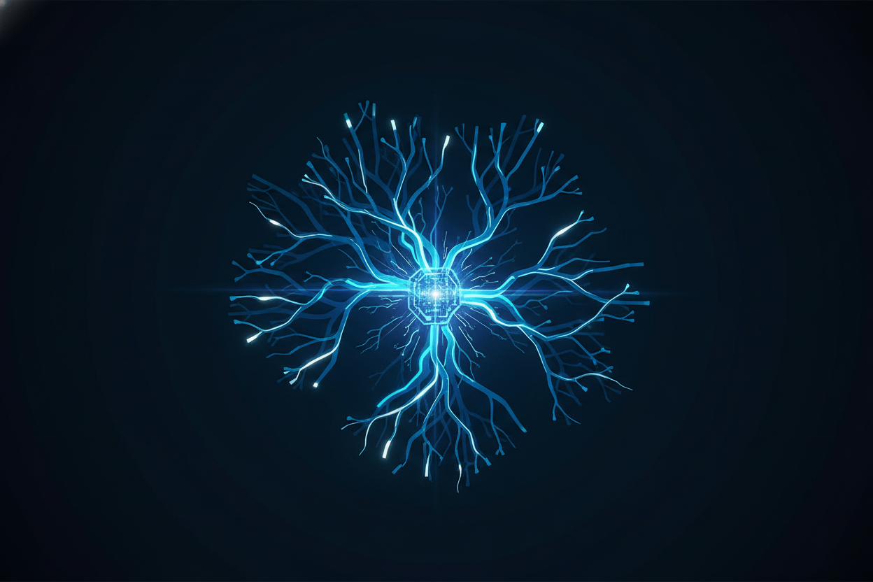 Visualization of AI memory and learning patterns